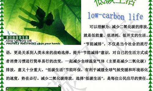 低碳环保作文600字小学四年级_低碳环保