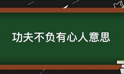 功夫不负有心人的议论文作文怎么写_功夫不负有心人的议论文