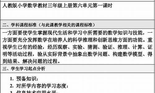 教学设计格式模板字体大小要求_教学设计格式